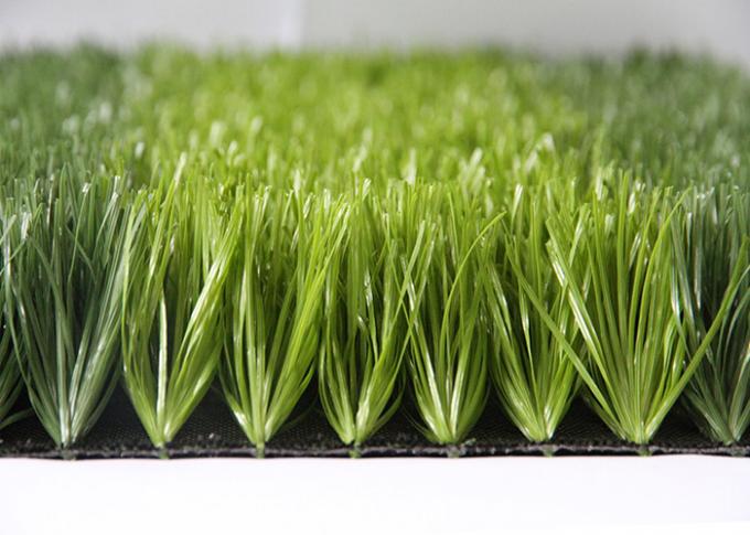 50mm Double Spined Soccer PE Materiał Sztuczna trawa Dwukolorowy Doskonały stojący matowy wygląd 0