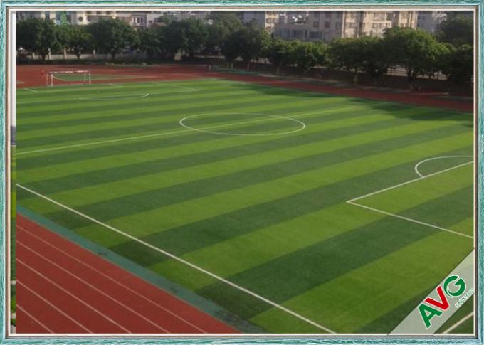 Łatwa instalacja syntetycznej trawy piłkarskiej na boisko piłkarskie SBR Latex / PU Backing 0