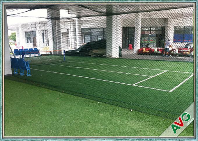 Odporność na ścieranie Tenis Syntetyczna trawa 6600 Dtex Sztuczna trawa tenisowa 0