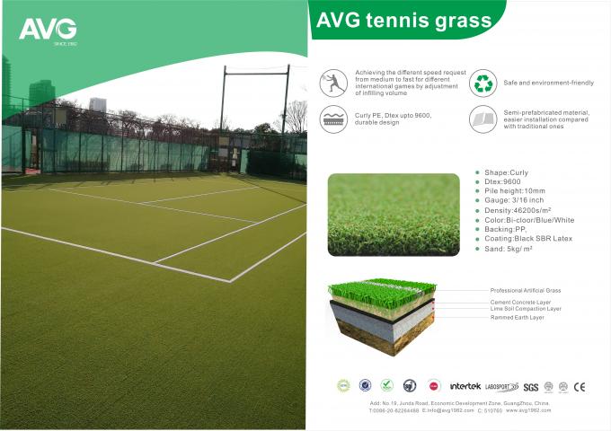 Sztuczny sztuczny dywan z trawy syntetycznej na kort tenisowy Padel 1