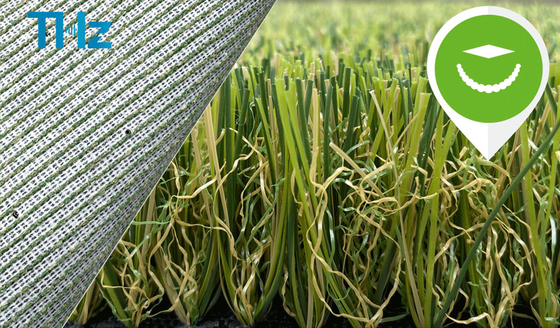 Chiny Zielony kolor Kryty plastikowy trawnik Krajobraz syntetyczny sztuczna murawa Trawa dywanowa Podkład THZ dostawca
