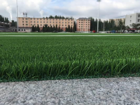 Chiny Tkane podłoże do piłki nożnej Sztuczna trawa na boisko do piłki nożnej dostawca