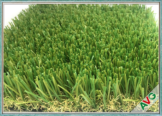 Chiny Powłoka PU Komercyjna sztuczna trawa na zewnątrz Trwały kształt S Monofil PE + zwinięty PPE dostawca