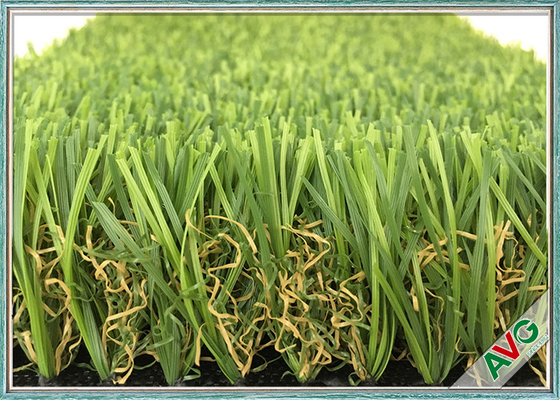 Chiny W Kształt Zewnętrzna trawa syntetyczna / powierzchnia falująca sztuczna trawa 12800 Dtex dostawca