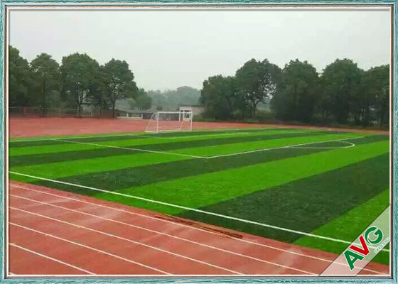 Chiny FIFA Standard Anti UV Football Artificial Turf With Woven Backing Monofilament PE dostawca
