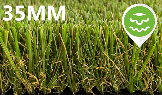 Chiny Krajobraz Sztuczna trawa ogrodowa Sztuczna trawa o wysokości 35 mm dostawca