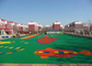 Fantastyczne zagospodarowanie terenu ze sztuczną trawą o wysokiej gęstości, kolorowy materiał PE ze sztucznej murawy dostawca