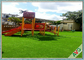Wysokość 35 mm Łatwa konserwacja Sztuczna trawa na zewnątrz dla parku rozrywki dla dzieci dostawca