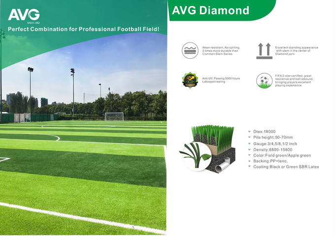 Profesjonalna 60mm Grama Soccer Sztuczna trawa Turf Football Syntetyczna trawa murawa 0